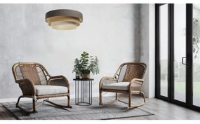 Lampadario a sospensione con filo BOHO TRINITI 1xE27/60W/230V grigio/beige/color crema