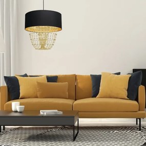 Lampadario a sospensione con filo ALMERIA 1xE27/60W/230V