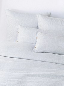 Copripiumino in lino lavato a righe sottili Rinna