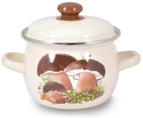 Pentola TORO 5 l con coperchio, motivo funghi