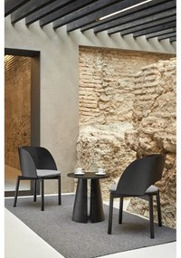 Tavolino nero , ø 50 cm Cep - Teulat