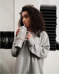 Borraccia termica grigio chiaro in acciaio inox 1,18 l Quencher H2.0 FlowState Tumbler Ash – Stanley