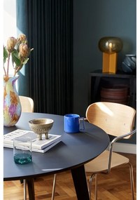 Lampada da tavolo arancione con paralume in vetro (altezza 36 cm) Podium - Hübsch