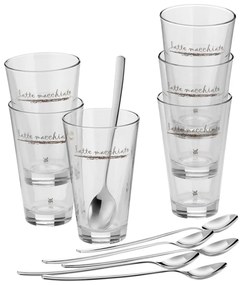 Bicchieri in vetro con cucchiai in colore argento in set da 6 280 ml - WMF