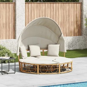 Lettino Prendisole Esterno Tetto E Cuscini İn Polyrattan /