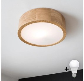 Brilagi - Lampada LED da soffitto CARVALHO 1xE27/60W/230V rovere Ø 27,5 cm