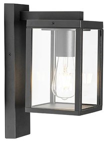 Lanterna da parete per esterni industriale nera IP44 - Charlois