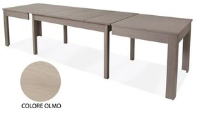 Tavolo allungabile in legno nobilitato colore olmo 160-320x90 cm