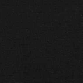 Giroletto a Molle con Materasso Nero 120x200 cm in Tessuto