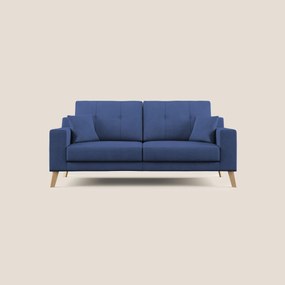 Danish divano moderno in tessuto morbido impermeabile T02 blu 146 cm