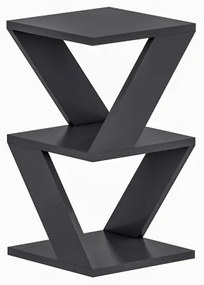 Tavolino ALBENI 50x30 cm antracite