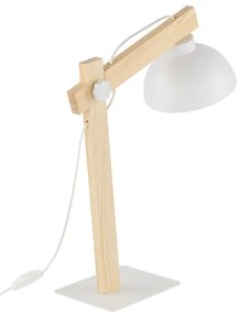 Lampada da tavolo OSLO 1xE27/15W/230V pino/bianco