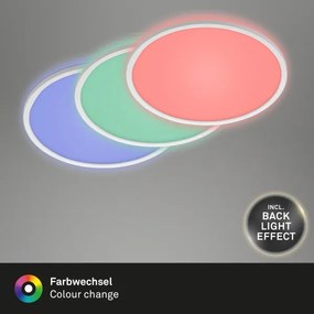 Briloner 7092-416 - Plafoniera dimmerabile RGBW SLIM LED/15W/230V + +TC