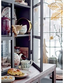 Set di 2 piatti da dessert in gres bianco con motivo natalizio Hollie - Bloomingville