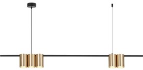 Lampadario a sospensione con filo GENESIS 5xGU10/8W/230V oro