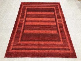 Loribaft Tappeto 210 x 290 Rosso (Iran) Annodato A Mano
