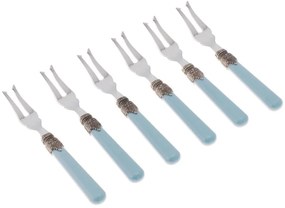 Forchetta Antipasto - Set 6 Pezzi - Classic - Posate Colorate -