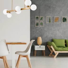 Lampadario on a pole ASTRO 6xG9/5W/230V oro