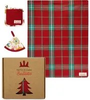 Set presine e strofinaccio Fatto in casa da Benedetta rosso tartan