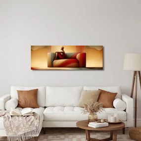 Quadro su tela – Silhouette tranquilla nello spazio