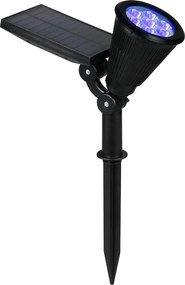 Illuminazione esterna LED con alimentazione a pannelli solari con picchetto (altezza totale 36 cm) Festival – Trio