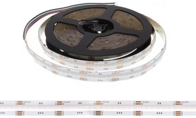 Striscia LED COB RGBW 20W/m Multicolore e B. Naturale 24VDC IP20 5m Professional Colore RGBW