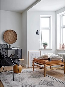 Tavolino rotondo in metallo arancione ø 46 cm Ayah - Bloomingville