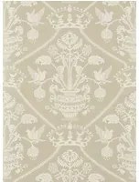 Sanderson Carta da parati Highgrove Damask - Gritstone