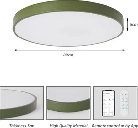 Brilagi-LED dimmerabile lampada per piscina POOL SMART LED/100W/230V 80 cm Wi-Fi Tuya+telecomando verde