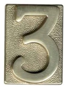 Silmec Numero Civico Ottone 7 60x80 N7-680 Silmec