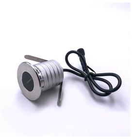 Faretto LED 3W, IP67, 10° Taglio di Luce, Professional Colore  Bianco Caldo 2.700K