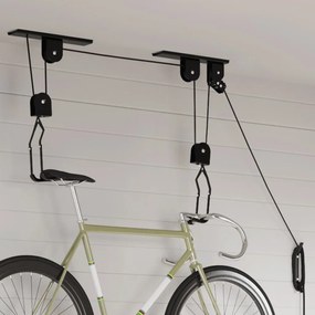 Sollevatori Per Bici Con Supporto A Soffitto 2 Pz 20 Kg /