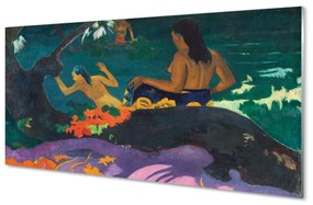 Quadro su vetro Fatata te miti (in riva al mare) - paul gauguin 100x50 cm