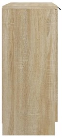 Credenza rovere sonoma 60x30x70 cm in legno multistrato