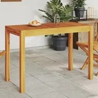 Tavolo da Pranzo da Giardino 110x55x75 cm Legno Massello Acacia 366368