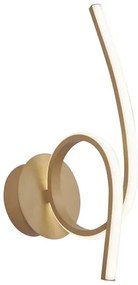 Applique LED moderno Wendy beige IP20, luce bianco naturale 720 lumen, NOVECENTO