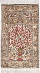 Hereke Tappeto 70 x 110 Beige (Tacchino) Annodato A Mano