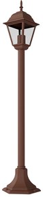 Paletto Lampione Vintage 100cm E27 IP54 Corten - Serie Alfieri