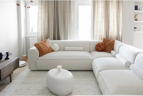 Divano angolare componibile color crema (con penisola a sinistra/a forma di "U") Flex Felix – Miuform