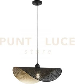 Lampadario a sospensione rhei-dot nera e oro 1 luce attacco e27 50x...