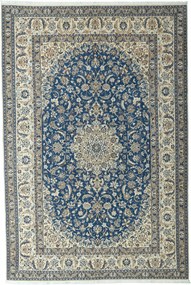 Nain Tappeto persiano 300x200 Blu (Iran) Annodato A Mano