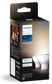 SET 2x Lampadina LED dimmerabile Philips Hue WHITE GU10/4,2W/230V 2700K
