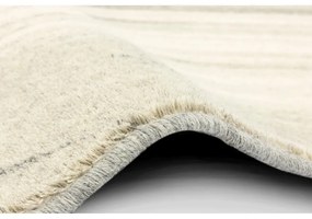 Tappeto in lana crema 133x180 cm Haze - Agnella