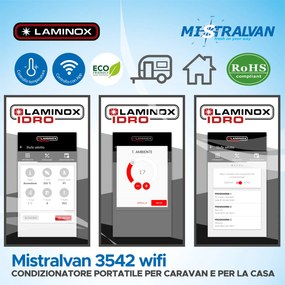 Mistralvan 3542 wifi: Condizionatore Portatile Intelligente per Caravan e Casa