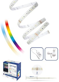 Kit Striscia LED 17W smart RGB+CCT Bianco Variabile e Dimmerabile WiFi - Amazon Alexa e Google Home Colore RGB+CCT
