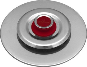 Coperchio Magico Antiodore Ø25 cm Ventur Magic in Acciaio Inox Pomolo in Bachelite Cooker Rosso...