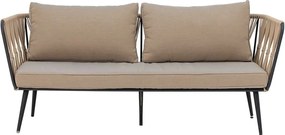 Divano da giardino beige Pavone - Bloomingville