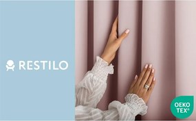 Tenda parzialmente oscurante rosa polveroso 140x250 cm Carli Tie – Restilo