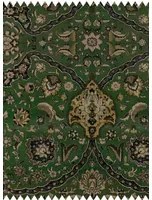 House of Hackney Stoff Zanjan - Velvet - Juniper Green