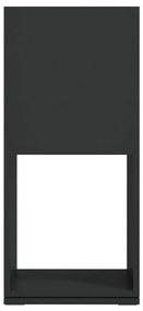 Armadietto Girevole Nero 34,5x34,5x75,5 cm Truciolato